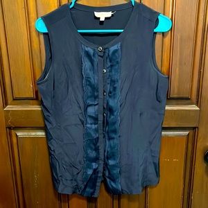 Tory Burch silk sleeveless top